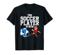 7 Year Old Soccer Player Soccer T-Shirt - Novelty Apparel for Adults