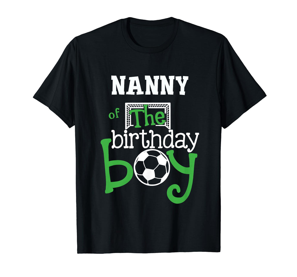 Nanny Birthday Soccer Player Matching T-Shirt - Trendy Graphic Men Women