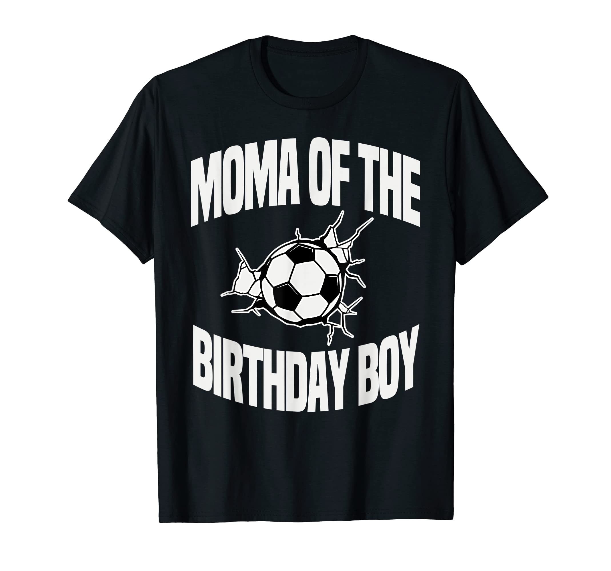 Moma Birthday Soccer Team Bday Party T-Shirt - Streetwear Style for Adults