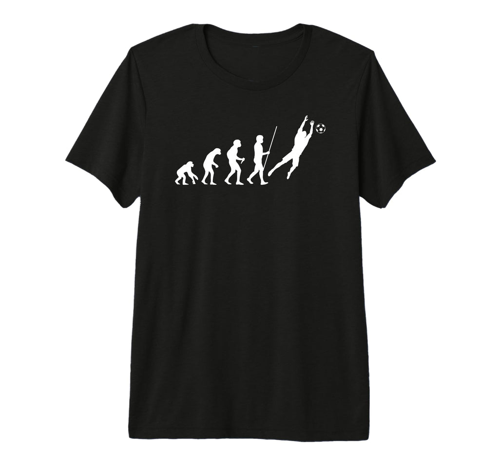 Goalkeeper Evolution Soccer Goalie T-Shirt - Graphic Print for Adults