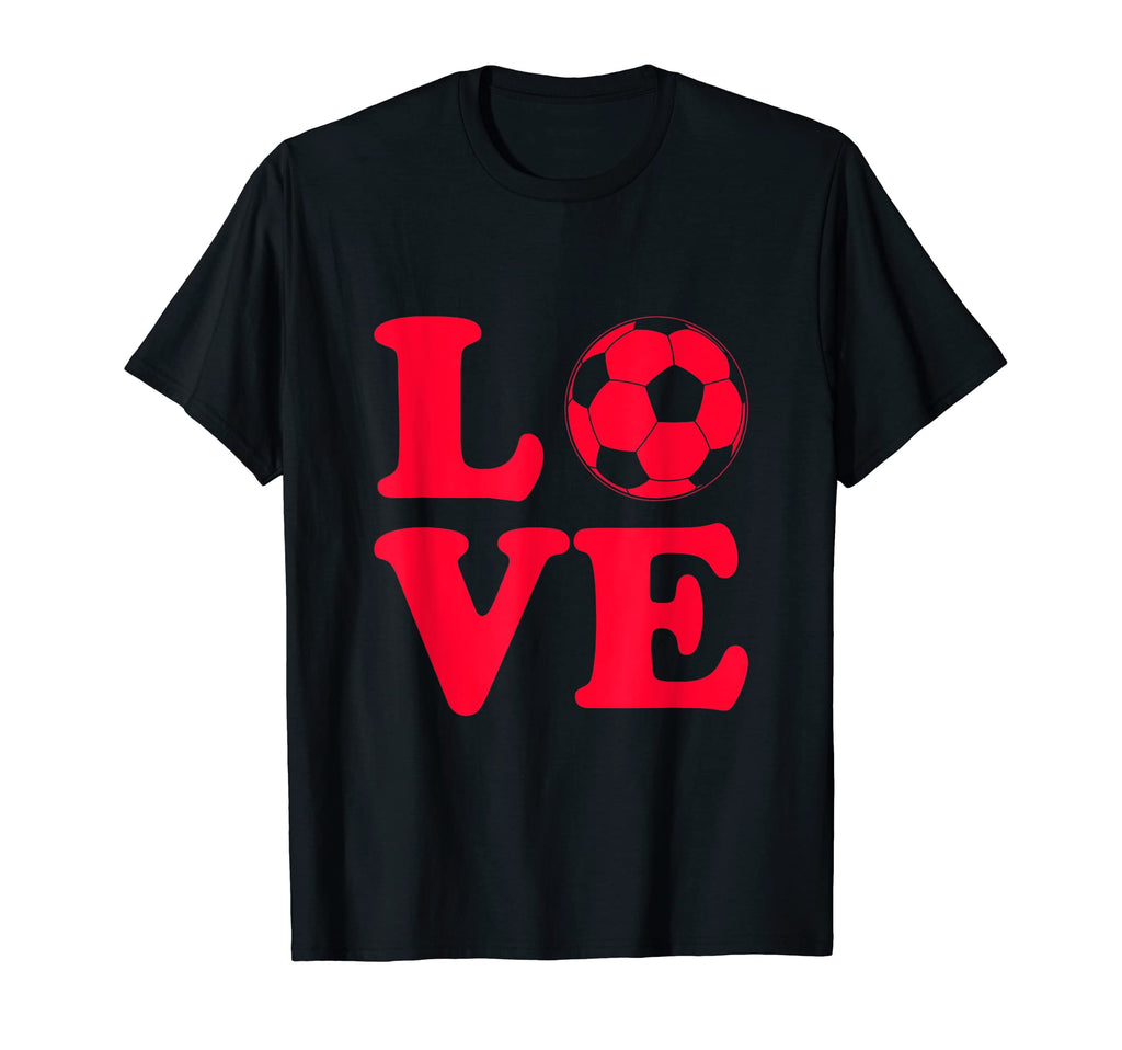 Love Soccer I Love Soccer Sport Player T-Shirt - Graphic Print Men Women