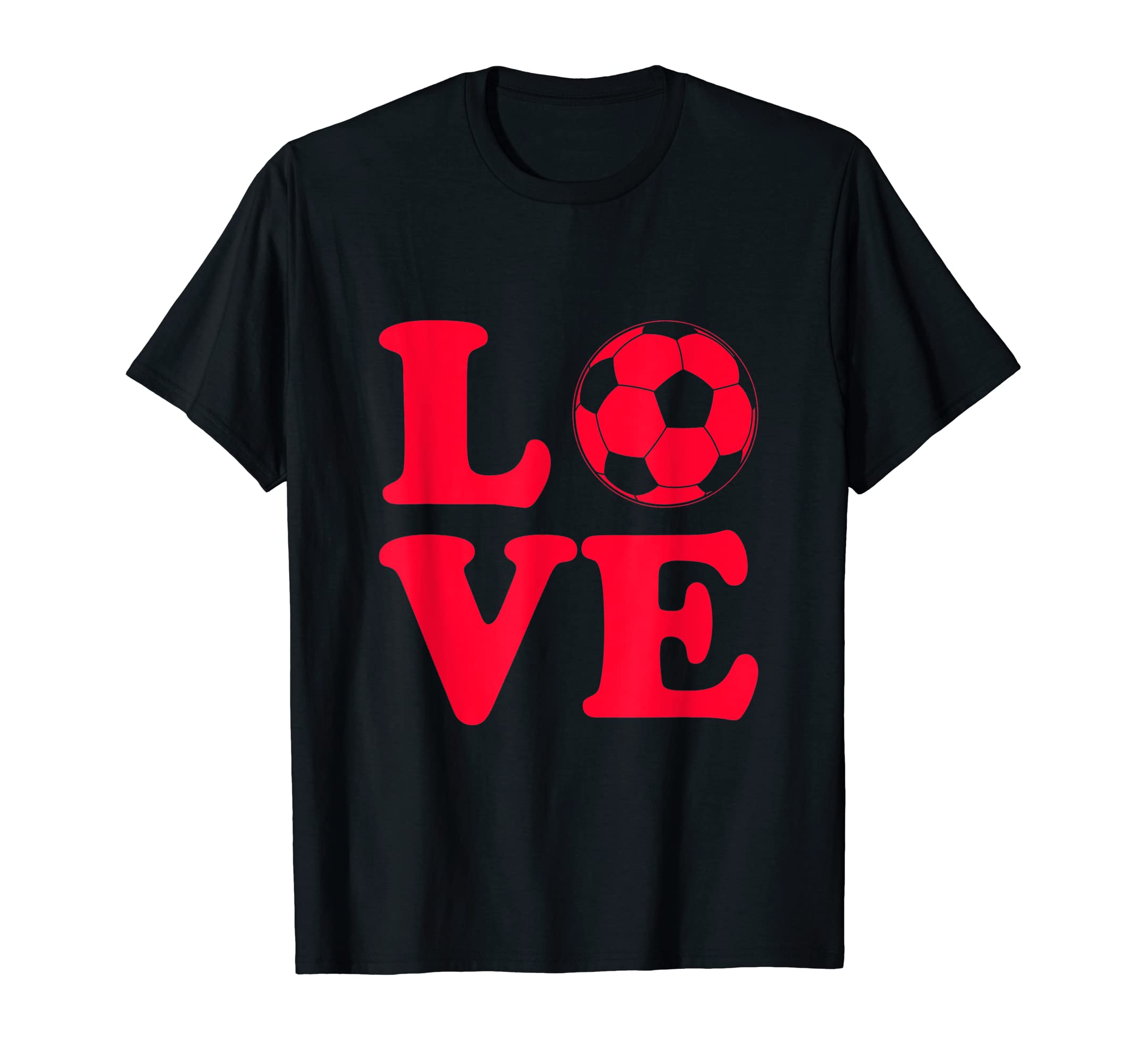 Love Soccer I Love Soccer Sport Player T-Shirt - Graphic Print Men Women