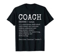 Coach Definition Funny Coaching Sports T-Shirt - Minimalist Print Unisex