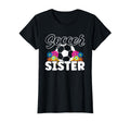 Soccer Sister Family Matching Mothers Day T-Shirt - Trendy Graphic Unisex