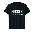 Soccer Mom Proud Soccer Mama Soccer T-Shirt - Trendy Graphic for Adults