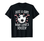 Just Soccer Love Soccer Sports T-Shirt - Graphic Print for Adults