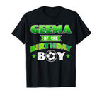 Geema Birthday Soccer Party Family Love T-Shirt - Novelty Apparel Unisex