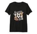 Soccer Mom Club Leopard Bow Mama T-Shirt - Fun Novelty Design for Adults