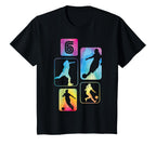 6Th Birthday Soccer Player Football 6 T-Shirt - Unique Graphic Unisex