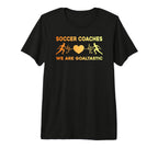 Mens Soccer Coaching Training Trainer T-Shirt - Trendy Graphic Unisex