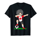 Soccer Canada Jersey Canadian Flag T-Shirt - Trendy Graphic Men Women