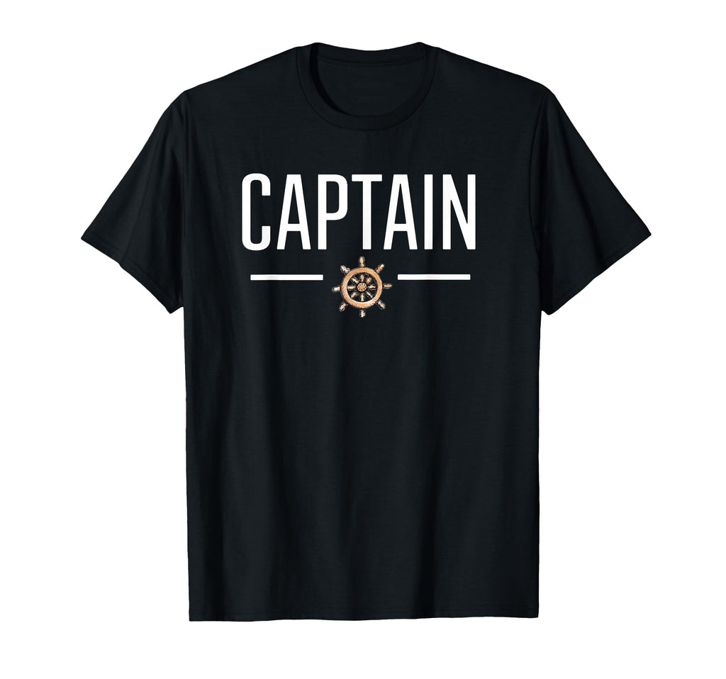Captain Boat Lovers Or First Mate T-Shirt - Custom Art Print Unisex