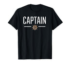 Captain Boat Lovers Or First Mate T-Shirt - Custom Art Print Unisex