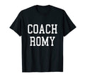 Coach Romy Custom Football Soccer T-Shirt - Custom Art Print for Adults