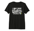Mens I Only Raise Ballers Ball Dad T-Shirt - Unique Graphic Men Women