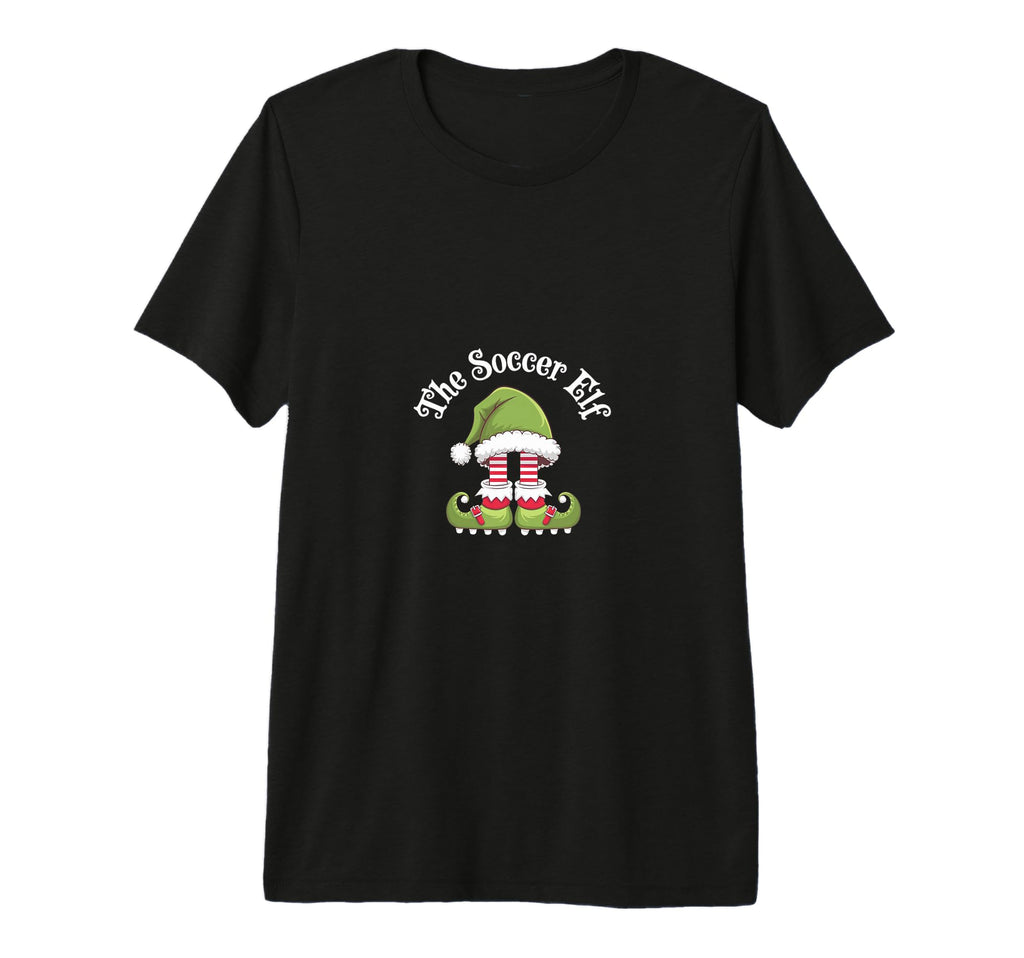 Soccer Elf Matching Family Soccer Elf T-Shirt - Graphic Print for Adults