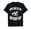 Great Aunt Birthday Soccer Ball T-Shirt - Fun Novelty Design Men Women