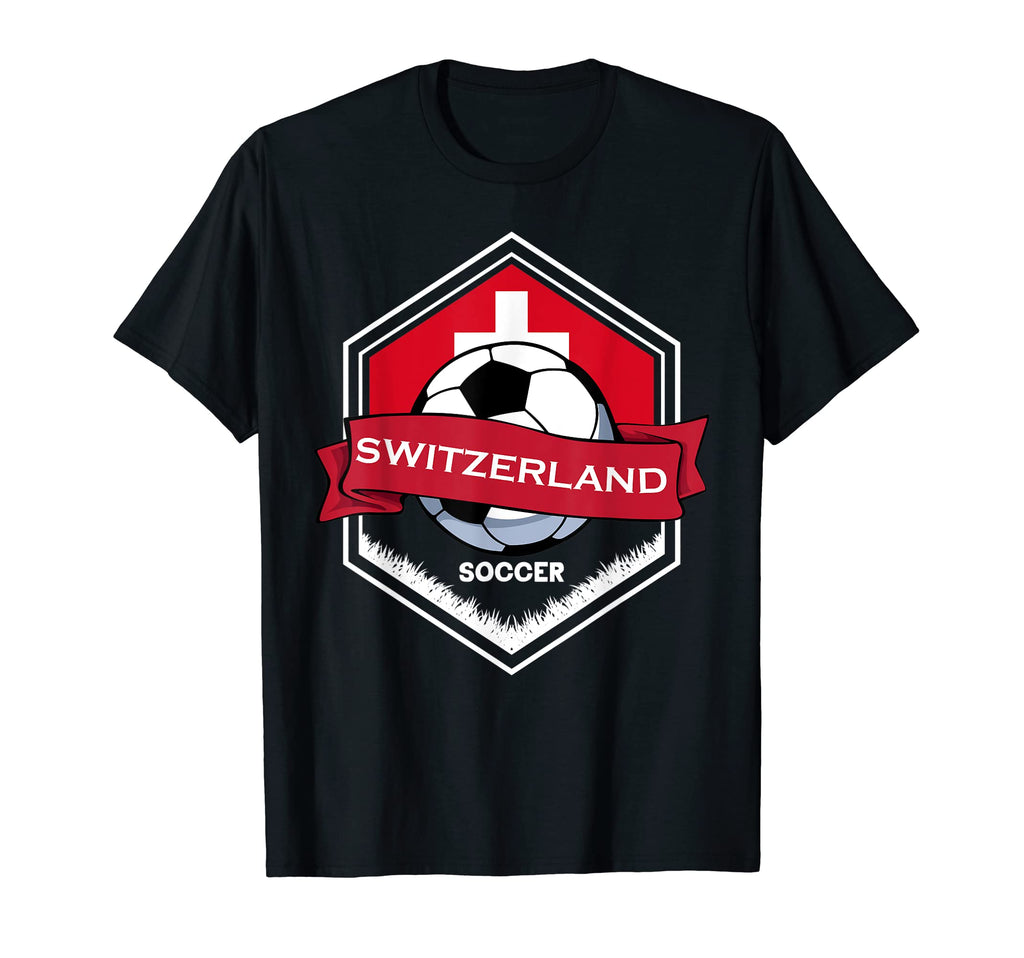 Switzerland Football Soccer Team T-Shirt - Custom Art Print Men Women