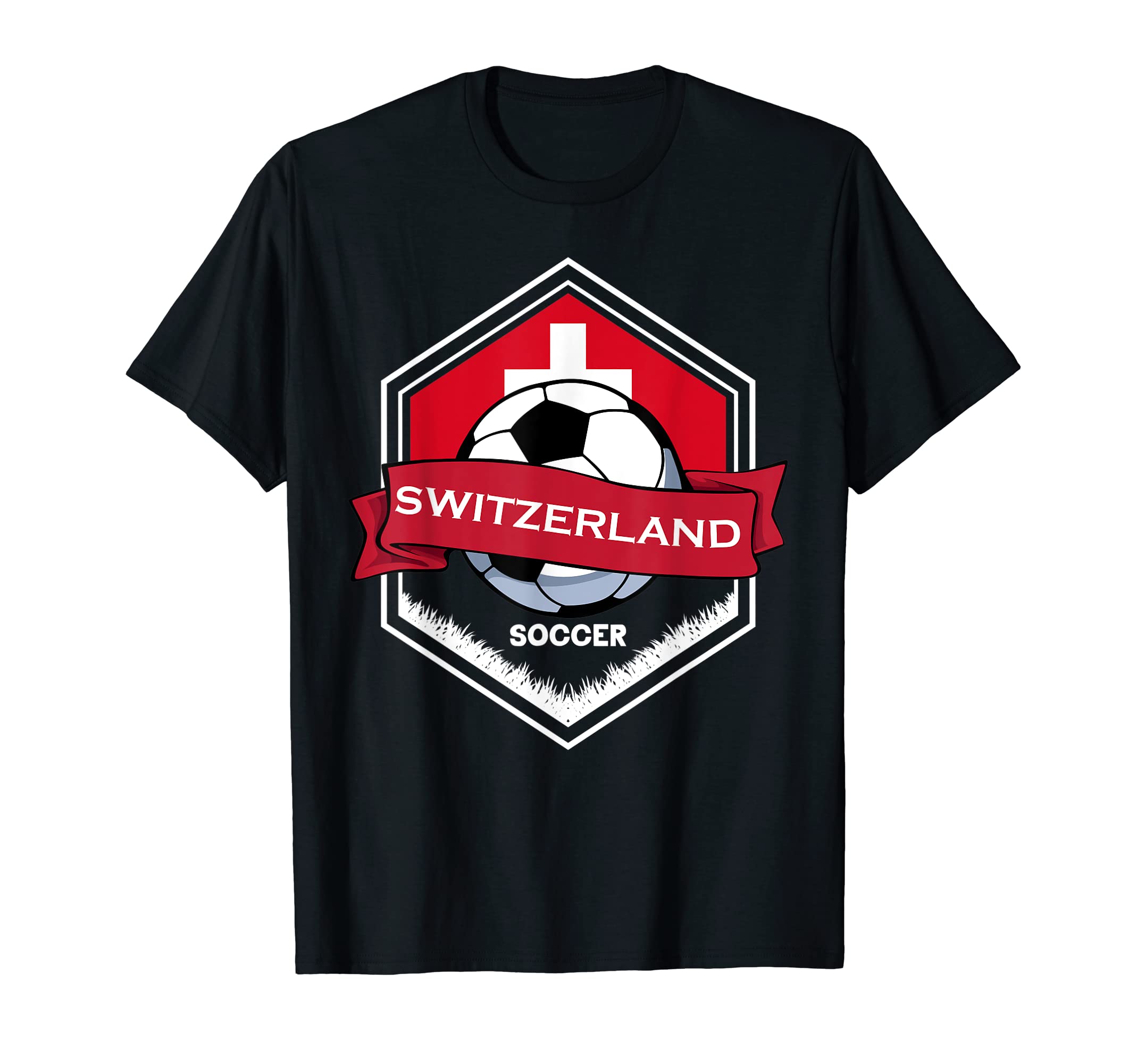 Switzerland Football Soccer Team T-Shirt - Custom Art Print Men Women