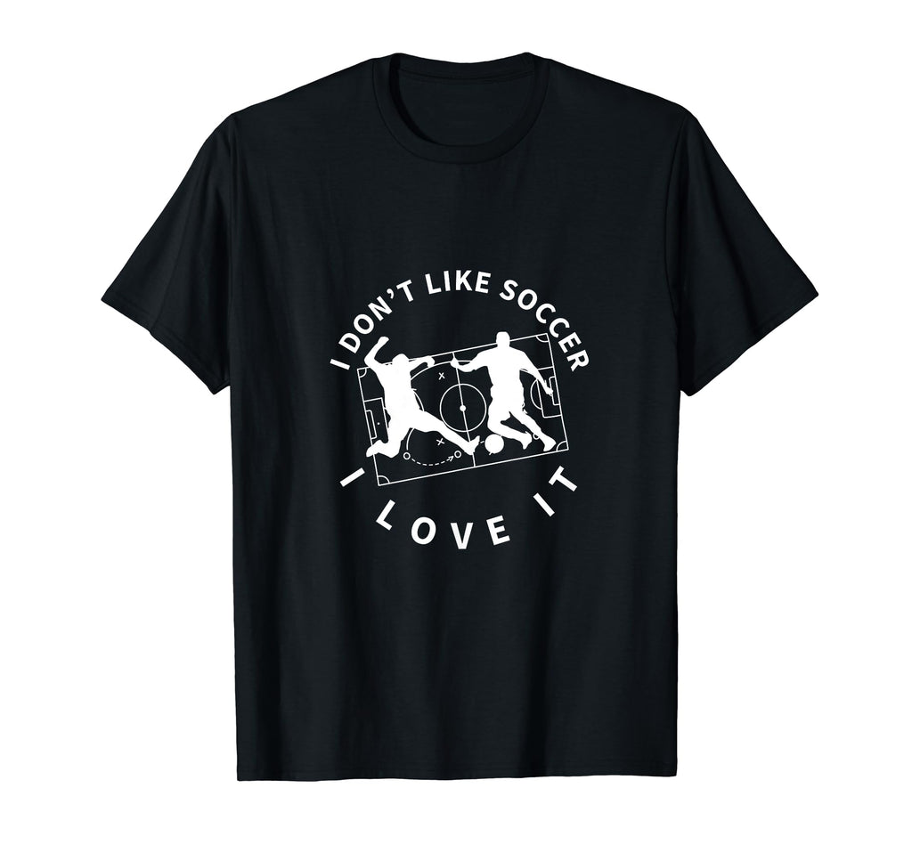 I Love Soccer Funny Soccer Player T-Shirt - Streetwear Style for Adults