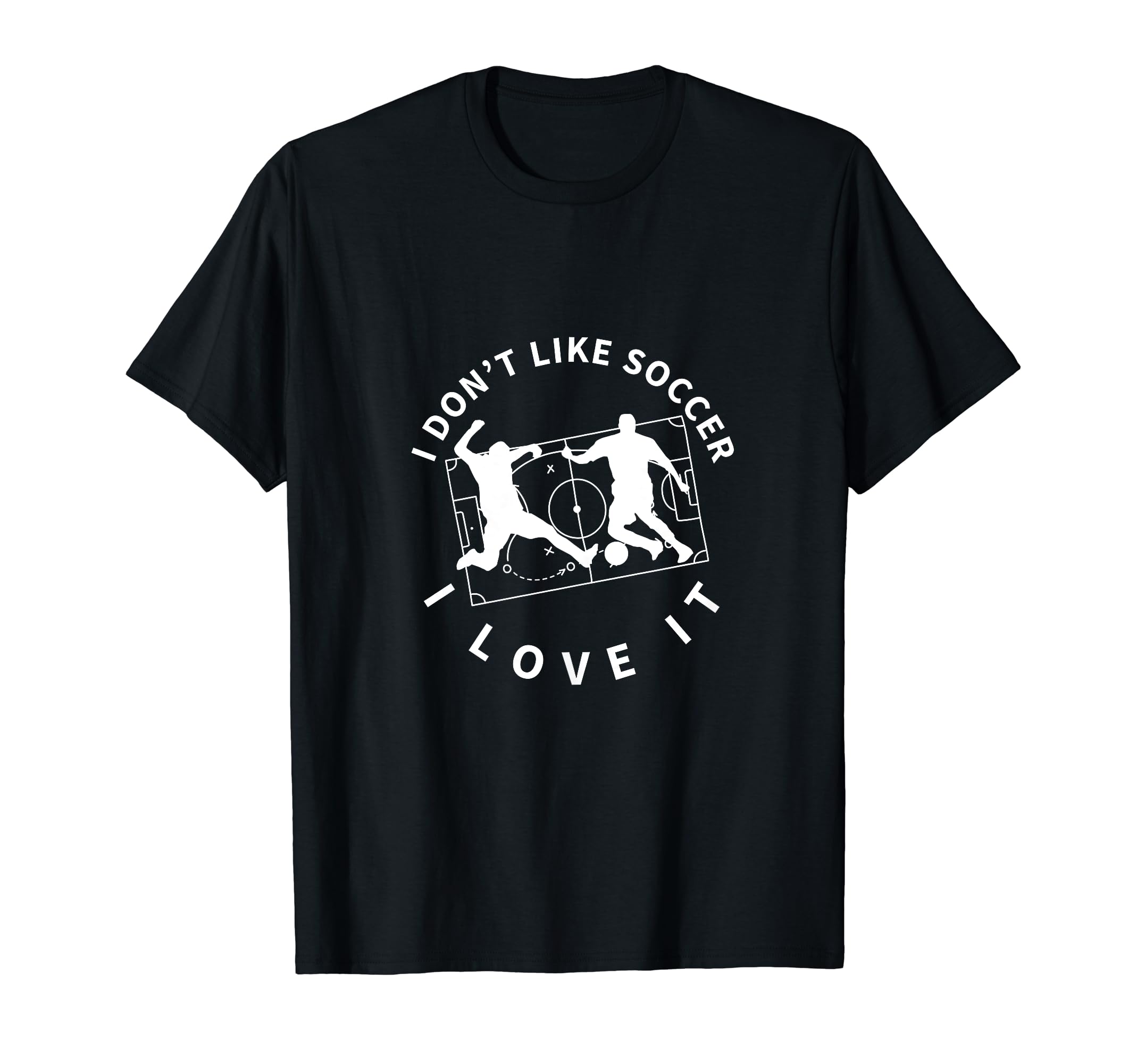 I Love Soccer Funny Soccer Player T-Shirt - Streetwear Style for Adults