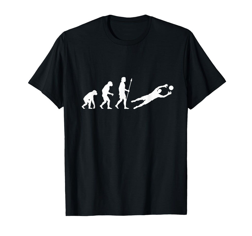 Evolution Soccer Goalkeeper Football Goalie T-Shirt - Graphic Print Unisex