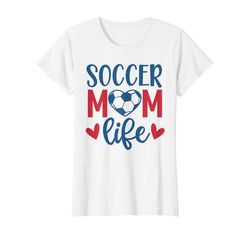 Soccer Mom Life Soccer Mother Mommy T-Shirt - Minimalist Print for Adults