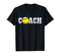 Softball Coach Coaching Assistant Coach T-Shirt - Custom Art Print Unisex