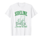 Sideline Social Club Soccer T-Shirt - Custom Art Print for Adults