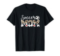 Soccer Mom Soccer Player Mama Leopard T-Shirt - Streetwear Style Men Women