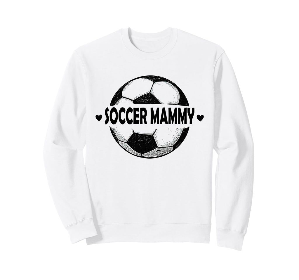 Soccer Mammy Soccer Player Sports Team Sweatshirt - Trendy Graphic Unisex