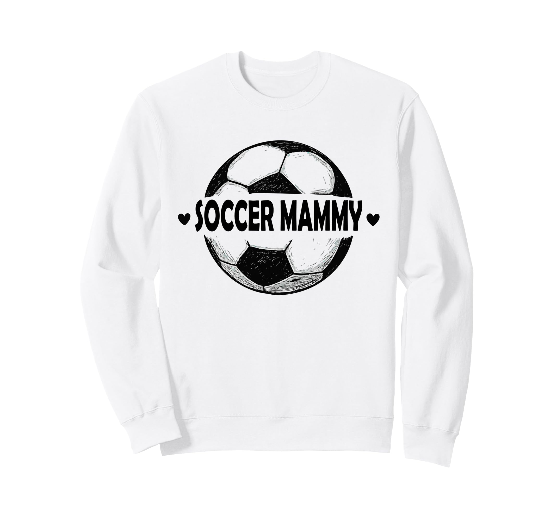 Soccer Mammy Soccer Player Sports Team Sweatshirt - Trendy Graphic Unisex