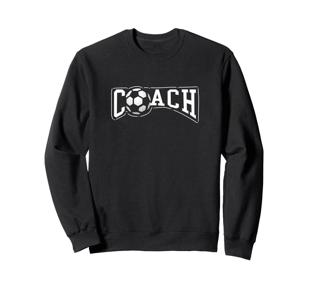 Soccer Ball Coach Gift Sports Sweatshirt - Minimalist Print Men Women