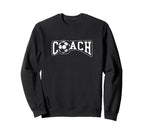 Soccer Ball Coach Gift Sports Sweatshirt - Minimalist Print Men Women