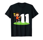 11Th Birthday Soccer 11 Years Old T-Shirt - Unique Graphic Men Women