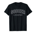 Soccer Legend Funny Athletic T-Shirt - Custom Art Print for Adults