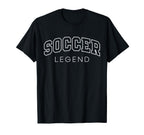 Soccer Legend Funny Athletic T-Shirt - Custom Art Print for Adults