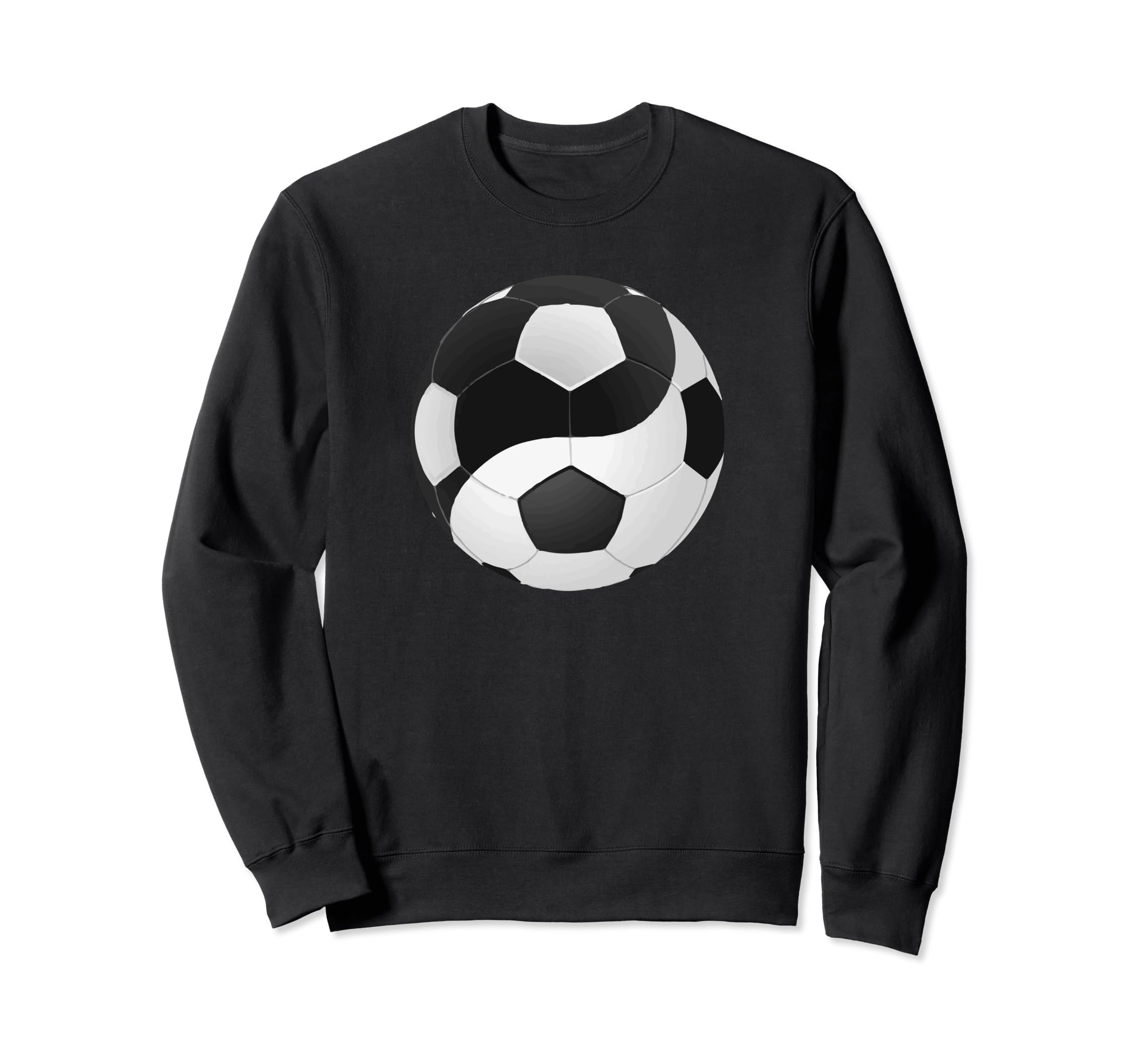 Yin Yang Soccer Art Sweatshirt - Trendy Graphic Men Women