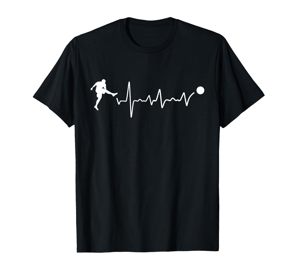 Soccer Heartbeat Coach Soccer Player T-Shirt - Aesthetic Graphic Unisex