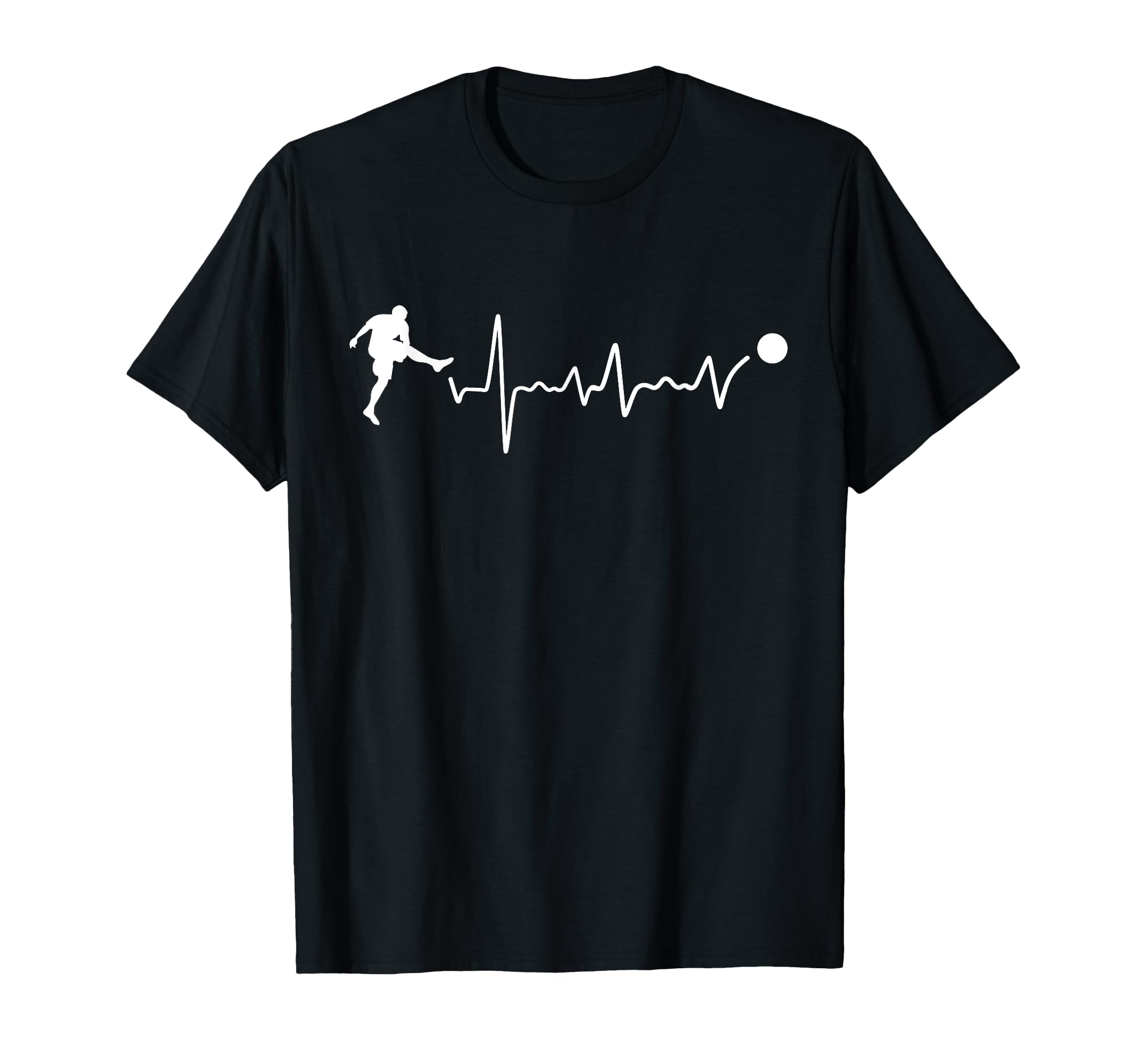 Soccer Heartbeat Coach Soccer Player T-Shirt - Aesthetic Graphic Unisex