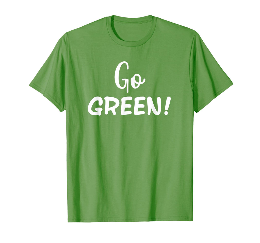 Go Green Team Spirit Game School T-Shirt - Aesthetic Graphic Men Women