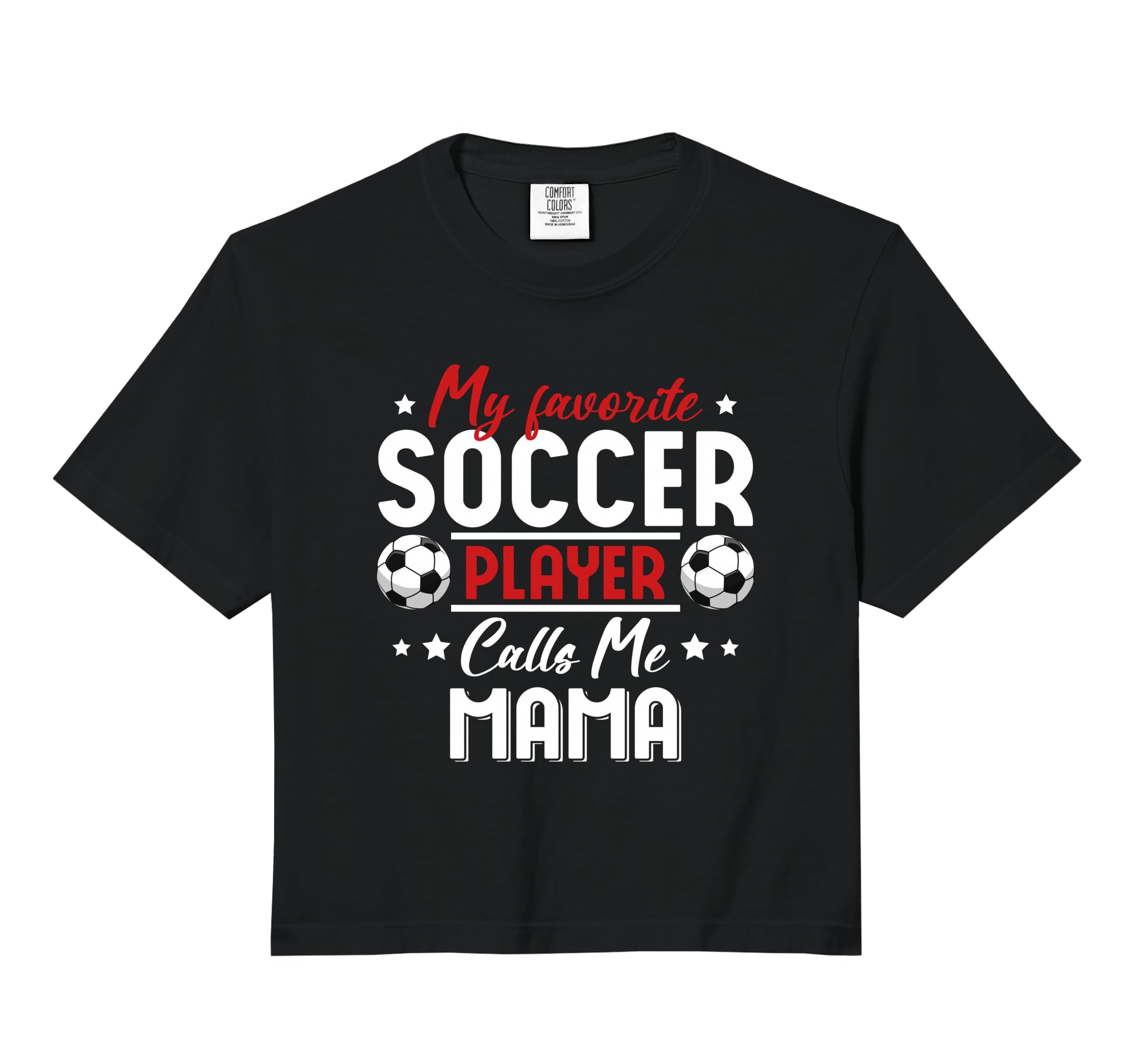 My Favorite Soccer Player Calls Me Mama Sweatshirt - Graphic Print Unisex