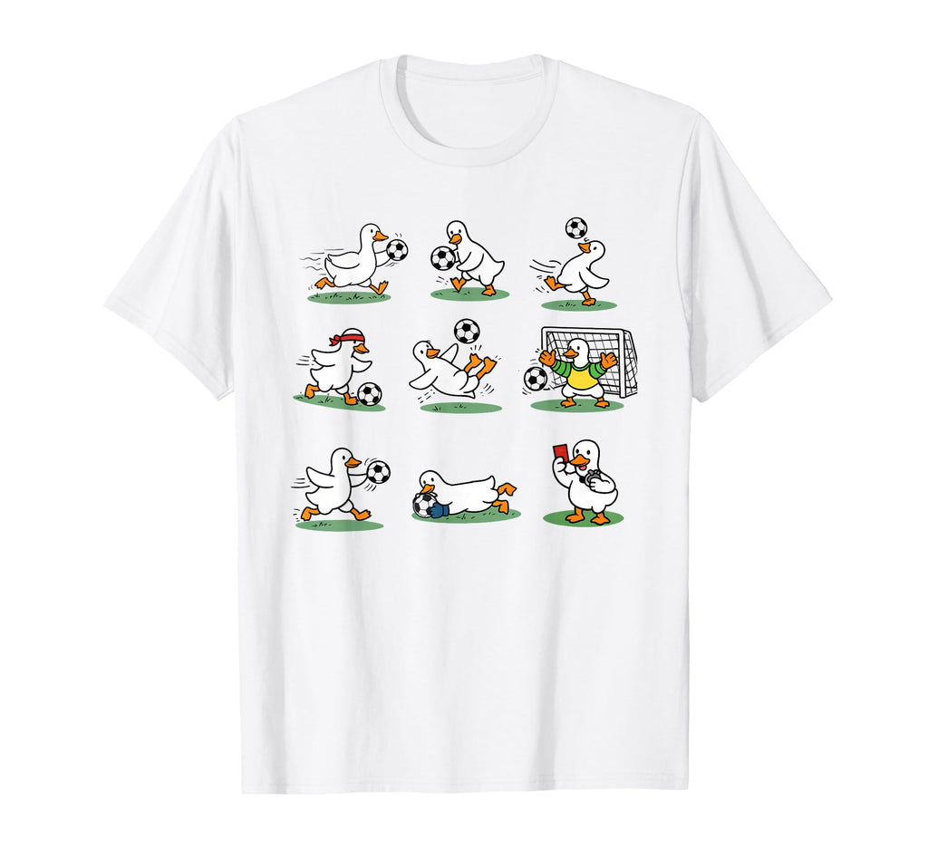 Soccer Player Game Day Vibes Silly Goose T-Shirt - Minimalist Print Unisex