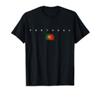 Portugal Flag Pride Soccer Football T-Shirt - Fun Novelty Design Unisex