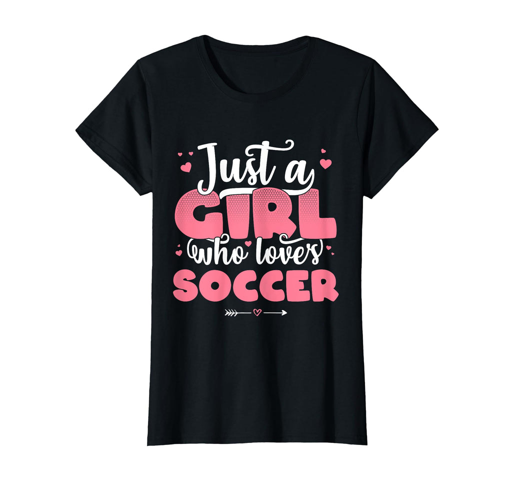 Just Who Loves Soccer Football Player T-Shirt - Minimalist Print Men Women