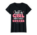 Just Who Loves Soccer Football Player T-Shirt - Minimalist Print Men Women