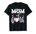 Mom Both Soccer And Baseball Sports T-Shirt - Minimalist Print Men Women