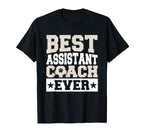 Best Soccer Assistant Coach Ever T-Shirt - Minimalist Print Unisex