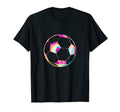 Tie Dye Soccer Ball Image Soccer Lovers T-Shirt - Unique Graphic for Adults