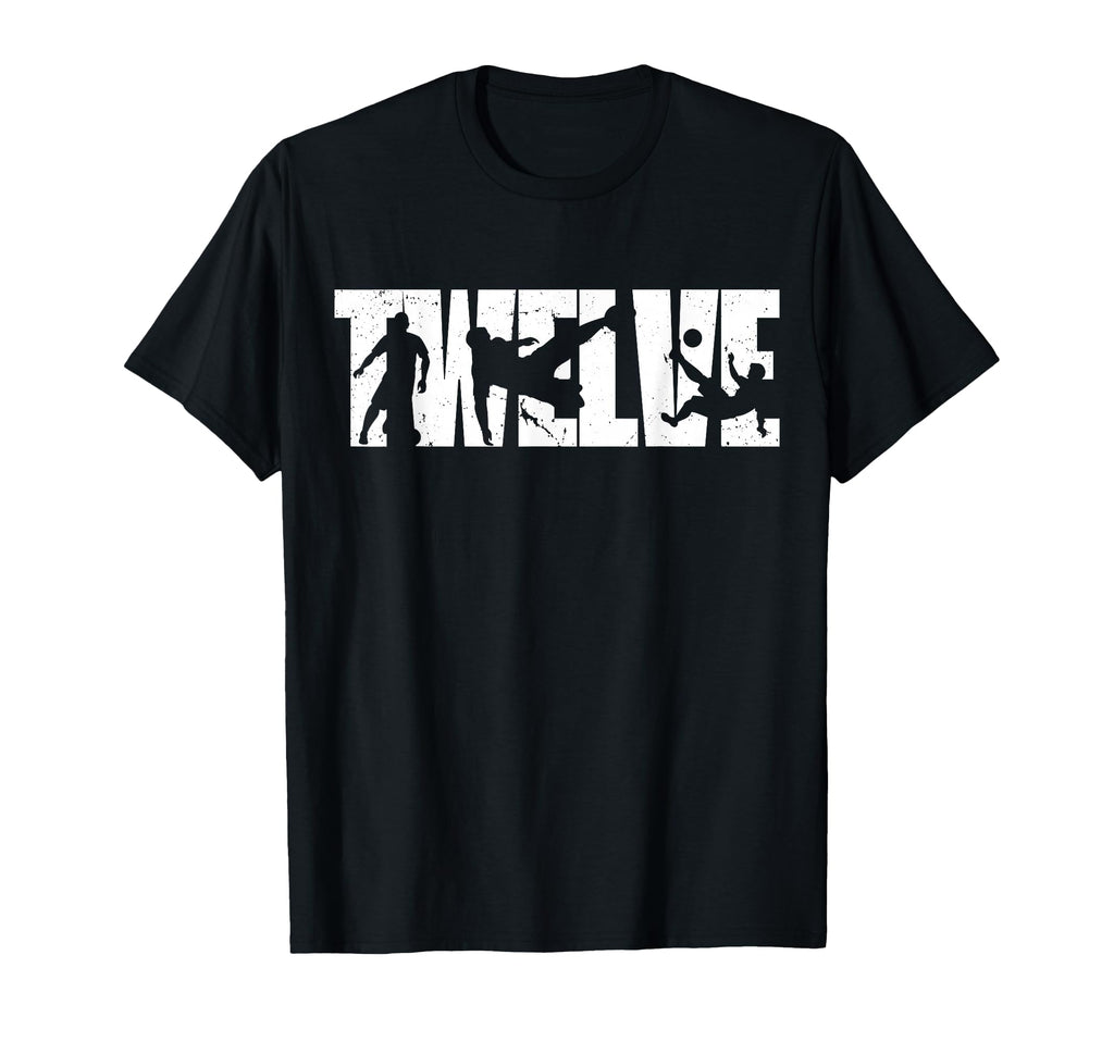 12Th Birthday Soccer 12 Years Old T-Shirt - Fun Novelty Design Unisex